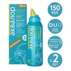 Аквалор Экстра Форте Дуо с Алое вера и Ромашкой римской 150 мл