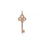 Кулон из розового золота с бриллиантами, Tiffany💠 Key