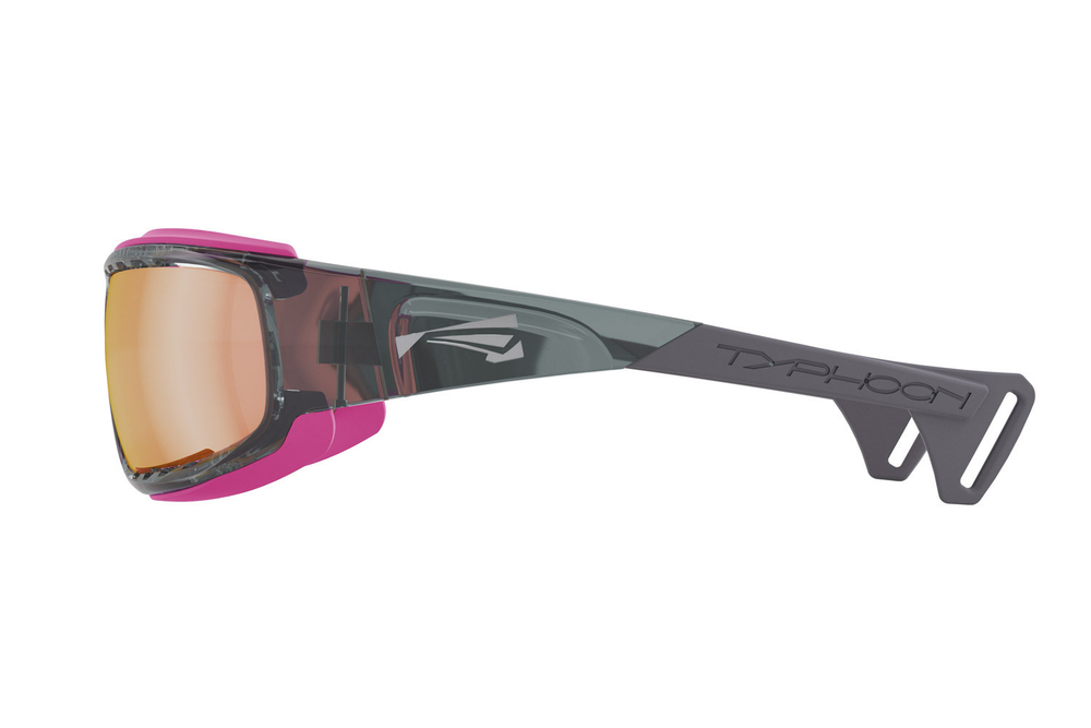 Спортивные очки LiP Typhoon / Gloss Trans. Grey / Pink / Zeiss/ PA Polarized / Rose Gold Lens