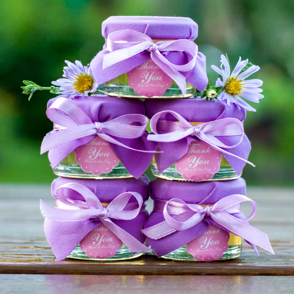 Бонбоньерка с медом на свадьбу, 35 грамм