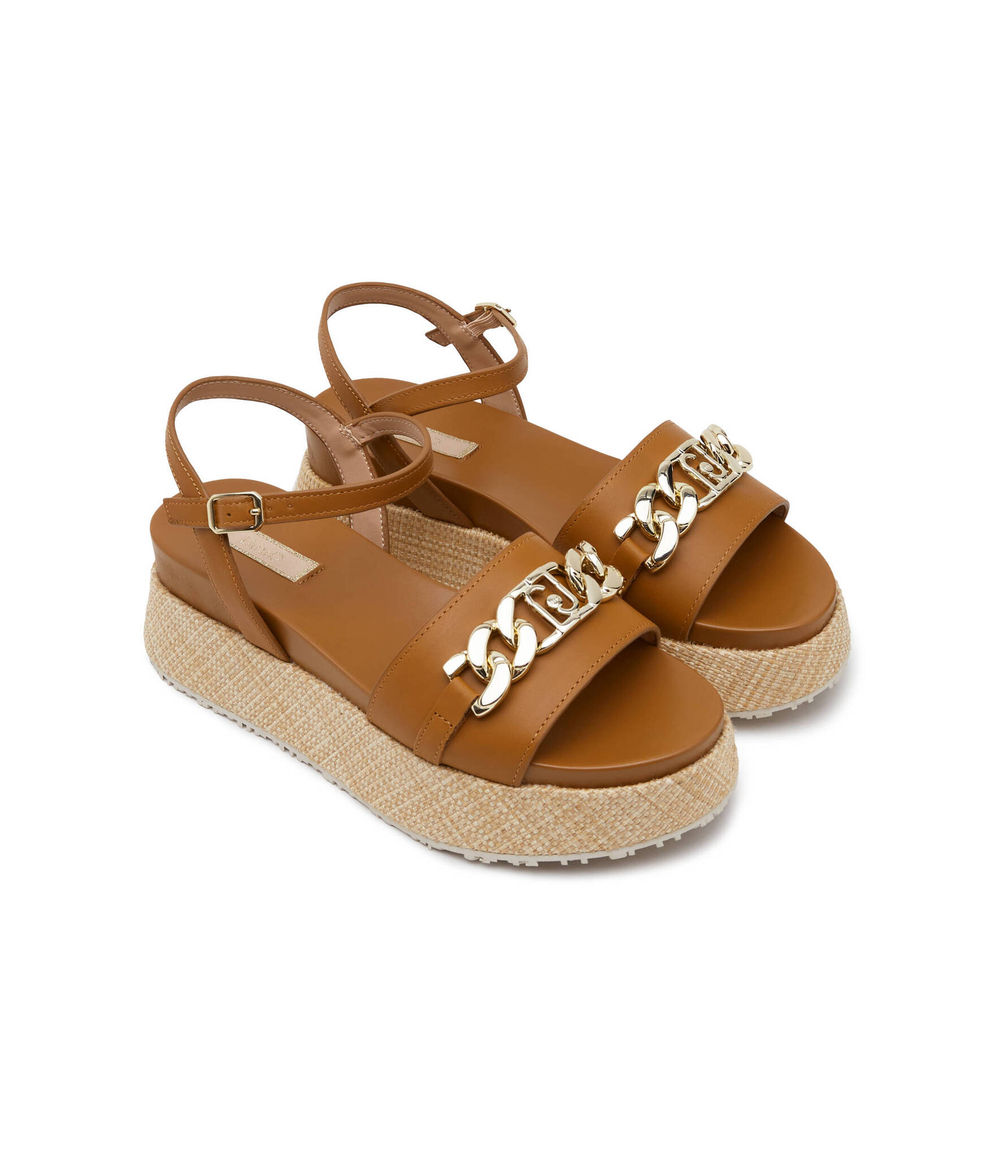 Кожаные босоножки frida 31 Liu Jo - коричневый(SA4149 P0102)