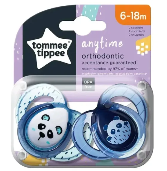 Пустышка Tommee tippee силикон 2 шт.