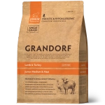 GRANDORF Junior (Lamb & Turkey) для юниоров средних и крупных пород, ягнёнок с индейкой