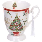 Кружка керамическая 300мл «Ёлочка» в подарочной коробке
