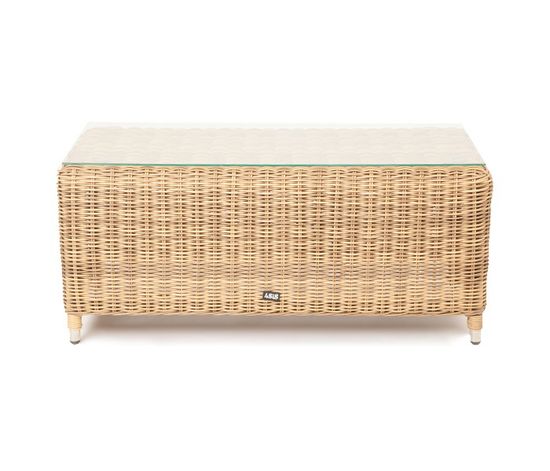 "Кон Панна" столик журнальный из искусственного ротанга, цвет соломенный