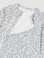 Комбинезон Mjölk Sleep and Play Blue Leopard, уценка