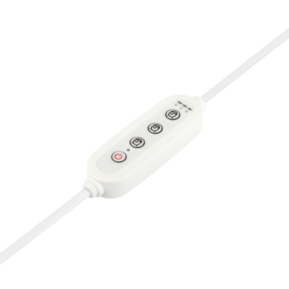 Разветвитель сетевой для линейных светильников ЭРА 5х IEC C7 2pin+timer на 5 точек с таймером 9, 12, 15H 2м | Аксессуары для фито светильников