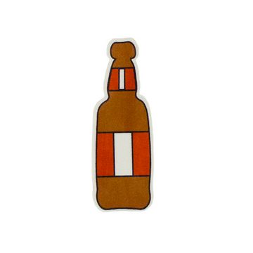 Значок деревянный (брошь)  Beer Bottle. Бутылка. Fire Pin