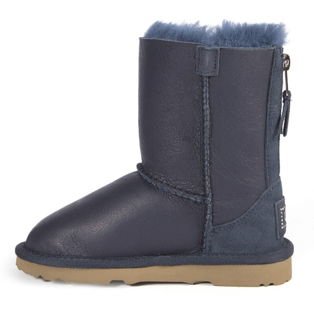 Угги Kids ZIP Metallic Navy