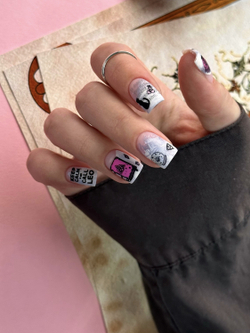 Swanky Stamping Пластина для стемпинга 141 абстрауция