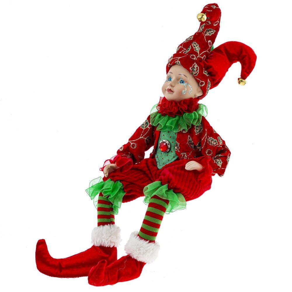 GAEM Игрушка набивная "Клоун" (муз,движ), L15 W13 H45 см (полка 25 см.)