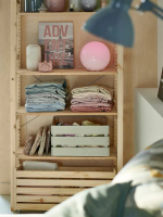 Стеллаж с ящиком - IKEA IVAR, 89х30х179 см, сосна, ИВАР ИКЕА