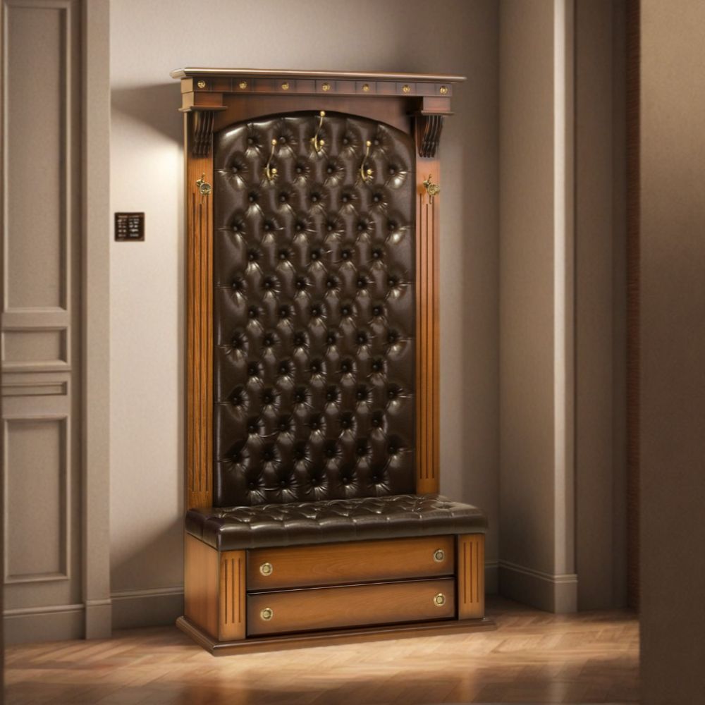 Прихожая с ящиком Тауэр 1/1 Орех Шоколад