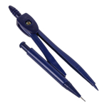 Готовальня 7 предм. цирк-автом, стержни,ластик,4 лин,пласт.футляр