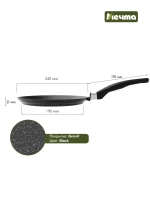 Сковорода блинная индукционная "Мeчта" Гранит от 22 см до 24 см