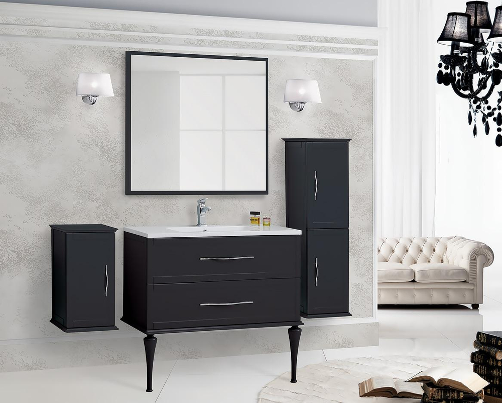 Мебель для ванной Cezares TIFFANY 100 Nero grafite