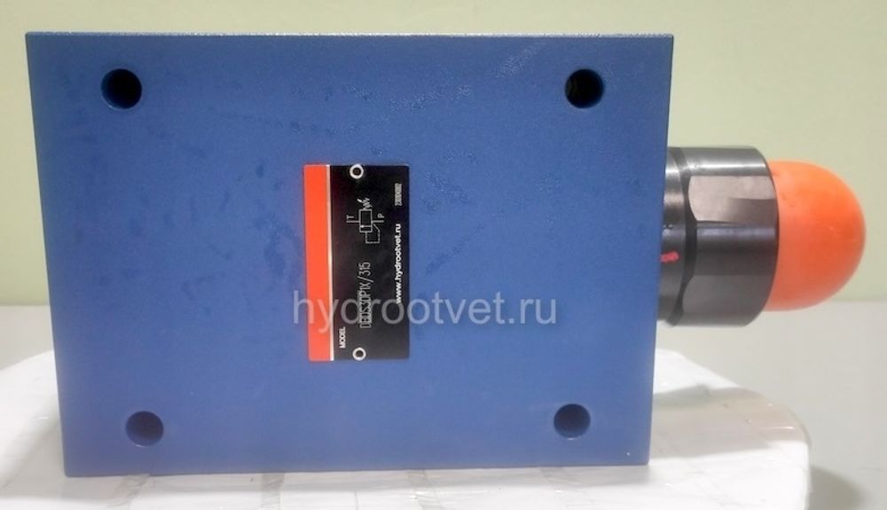 DBDS30P1X/25 - Предохранительный клапан прямого управления Ду30, давление регулировки до 25 бар, тип монтажа - на плиту, элемент регулировки S = винт