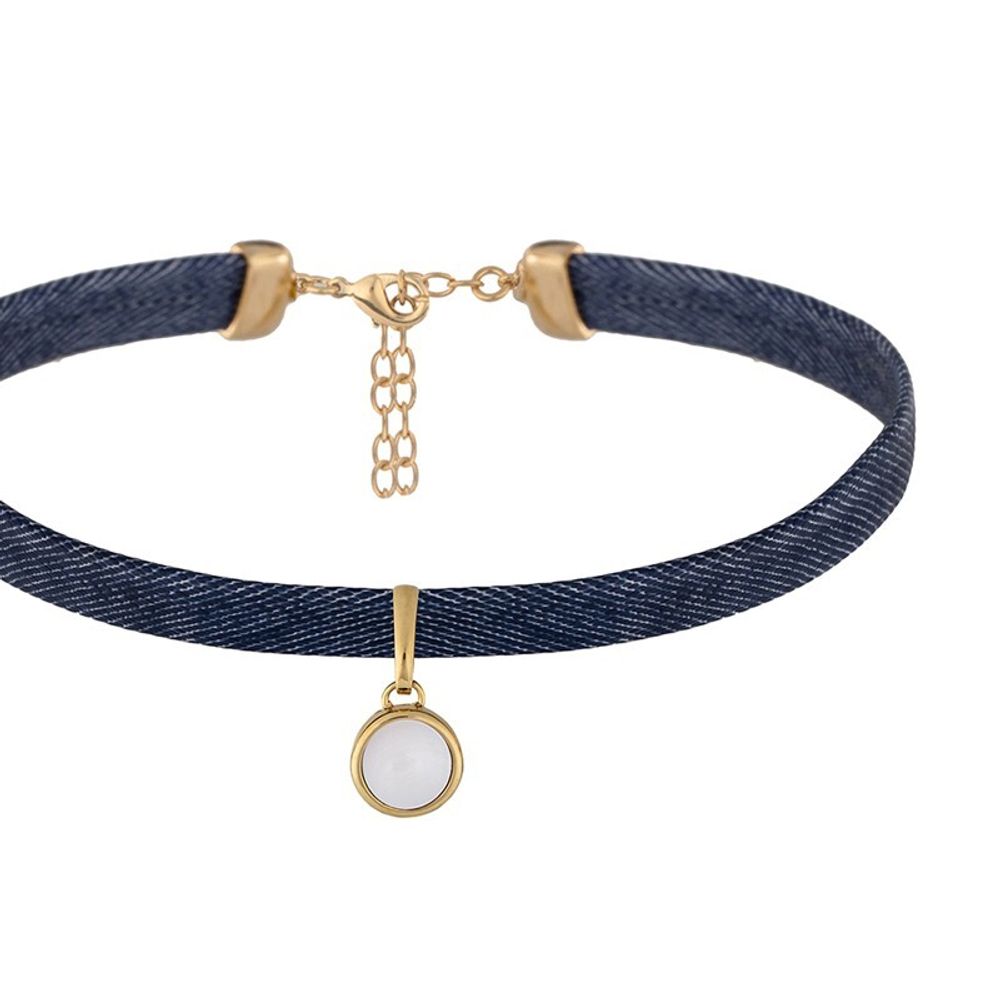 Чокер Possebon Mother Pearl Mosaic B0113.1 BW/G