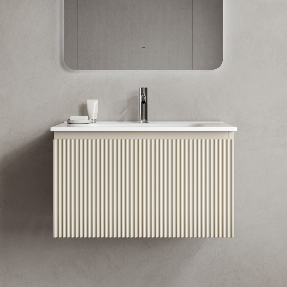 Тумба подвесная Sancos Snob R 1.0 с одним ящиком 690х445х406, Beige Soft, SNR1.070CE