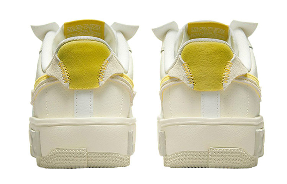 Кроссовки Nike Air Force 1 Fontanka "Lemon" (Женская размерная сетка)