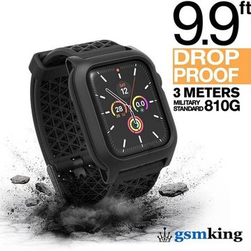 Catalyst Impact Protection Case for Apple Watch 40mm Series 6, 5, 4 & SE Stealth Black (Чёрный)