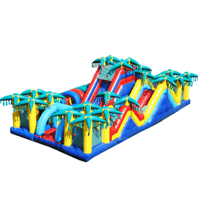 Надувная полоса препятствий "Супер - джунгли"