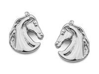 Серьги "Horse" 18мм (зеркальные)