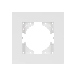 Рамка пластиковая FRM-PERIO-PL-1-WH (Arlight, -) 049688