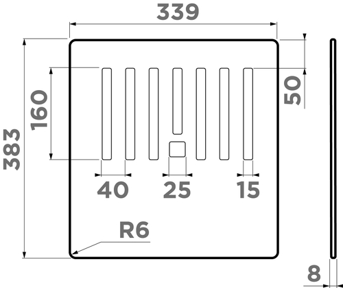 Разделочная доска Omoikiri CB-Kitagawa 86-LB-BL