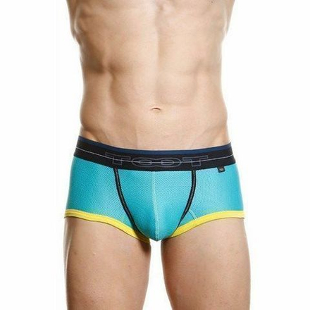 Мужские трусы хипсы зеленые в сетку TOOT Nylon Sport Hip Boxer TT00086