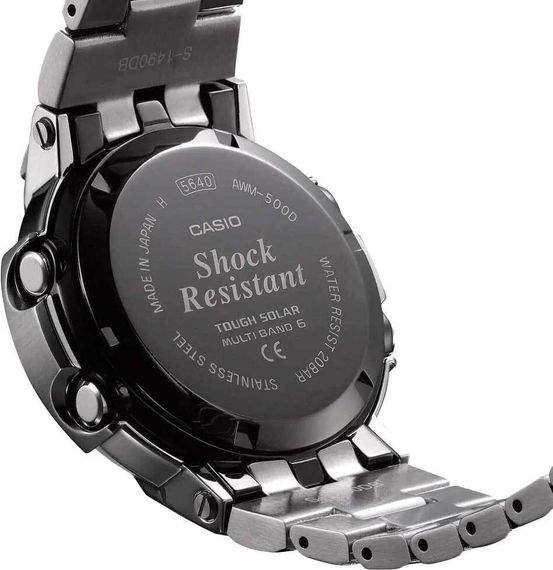 Японские наручные часы Casio G-SHOCK AWM-500D-1A8 с хронографом