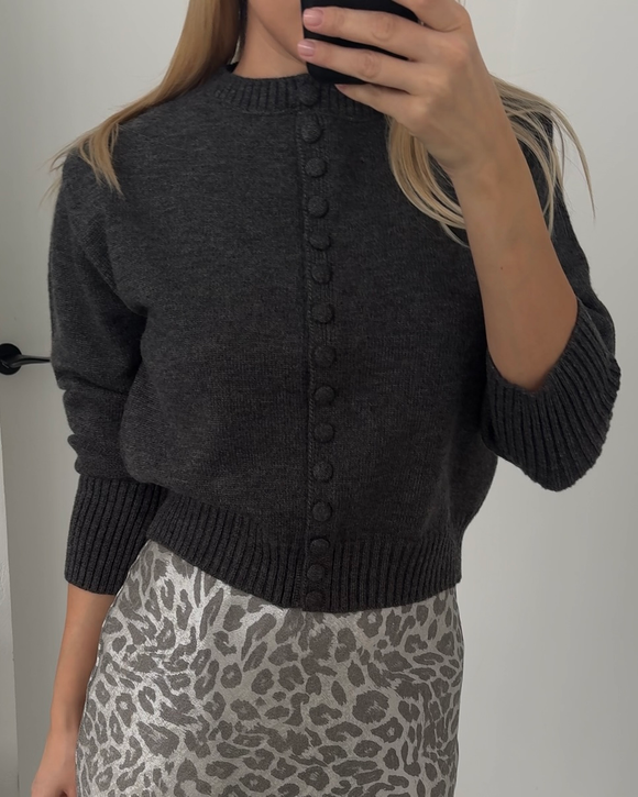 Кардиган вязаный на пуговицах