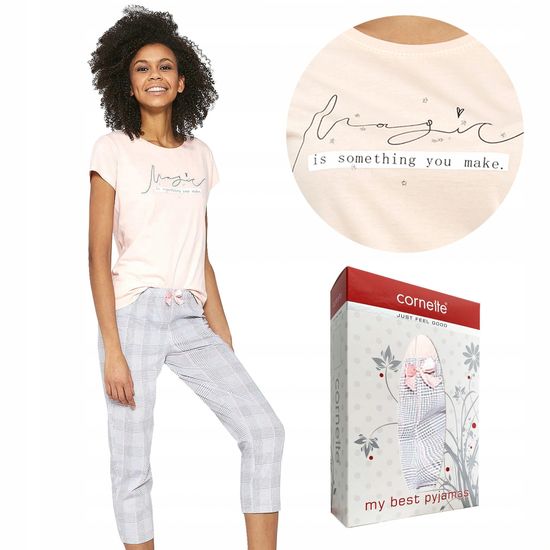 Пижама женская с коротким рукавом Cornette 670/199