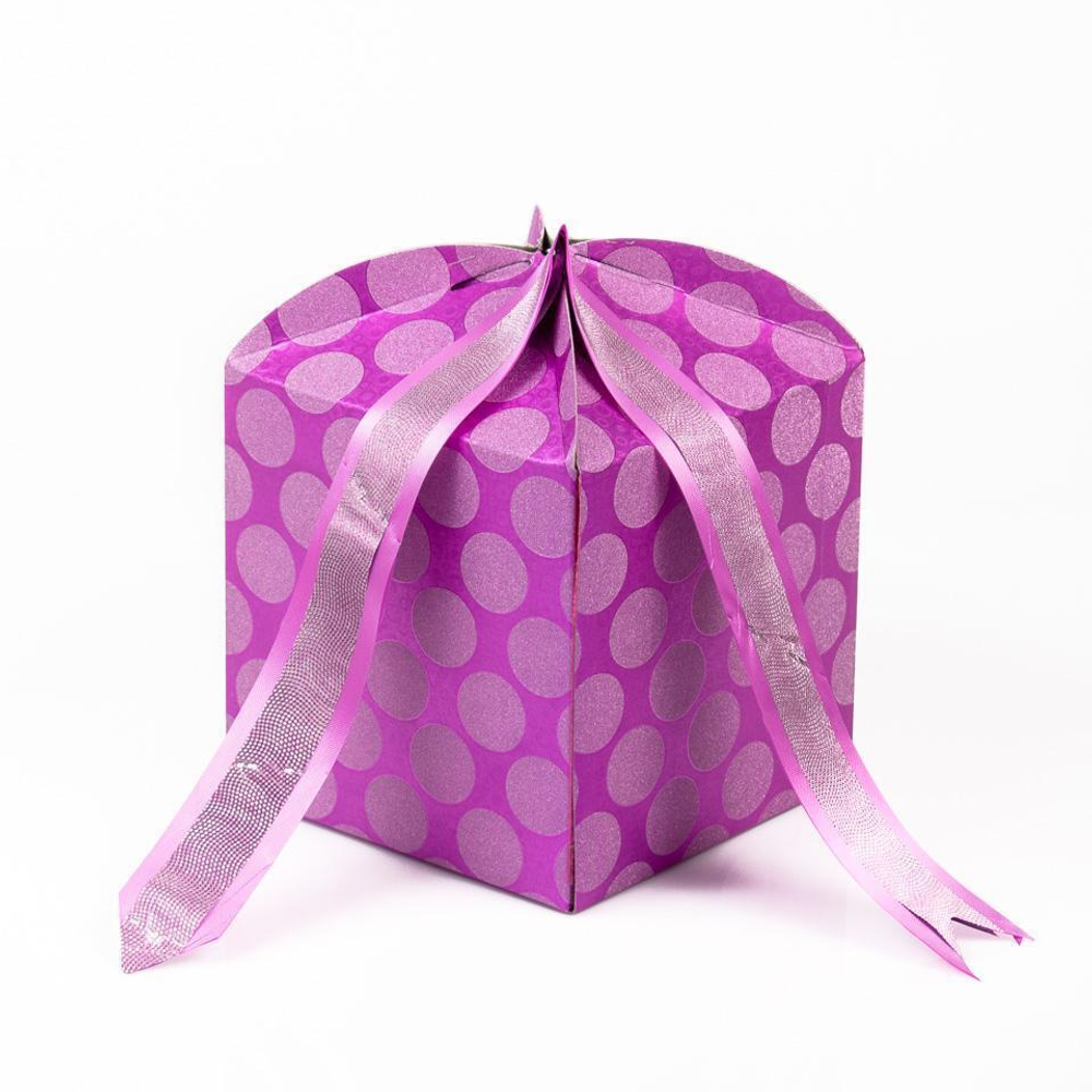 Коробка подарочная 20см, в пакете