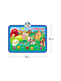 Интерактивная игрушка Kids Hits Музыкальный коврик с огоньками Кто пасется на лугу