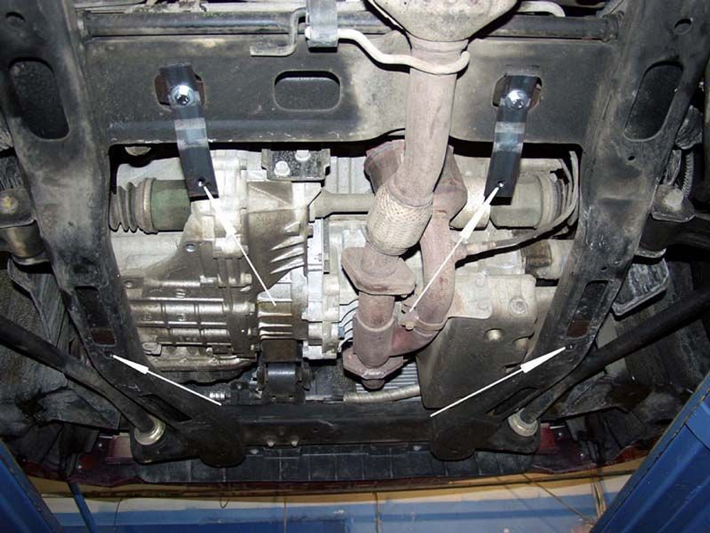 Защита картера и КПП Sheriff для Kia Carnival I (UP/GQ) 1999-2006 арт.11.0313