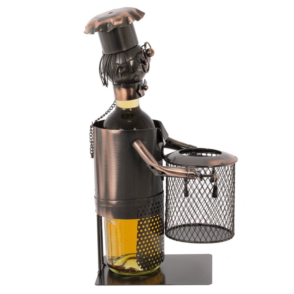 GAEM Подставка для бутылки "Повар", L18 W16 H20 см