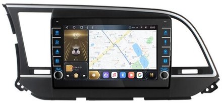 Магнитола для Hyundai Elantra 2016-2018 - Carmedia OL-9708 (крутилки) QLed, Android 10, ТОП процессор, CarPlay, SIM-слот