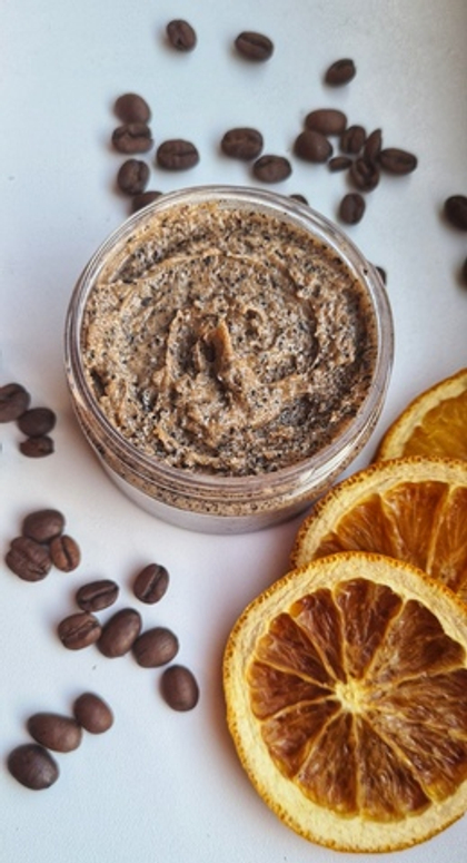 Разогревающий скраб "Бодрящий кофе"