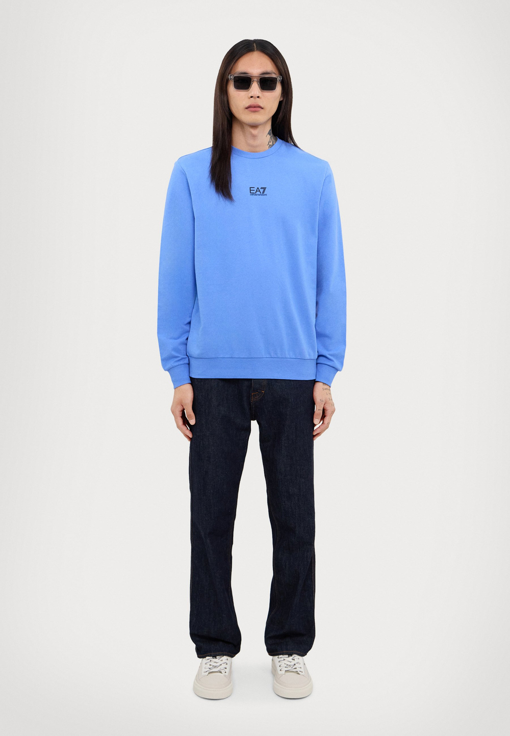 EA7 Emporio Armani UNISEX - Толстовка - Голубой