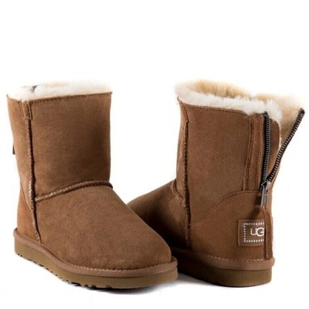 Угги Short Zip Chestnut
