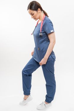 Медицинский топ Доктор Чехов арт. 5140 Navy