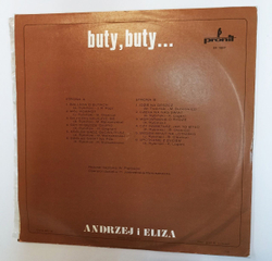 Винтажная виниловая пластинка LP Andrzej I Eliza Buty, Buty (Польша 1978)