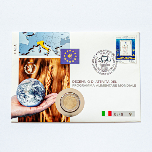 Italy 2 Euro 2004: 50th Anniversary of World Food Programme