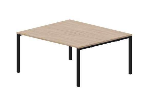 Составной стол Strike на 2 рабочих места 1580х1366х750мм (меламиновые аутлеты)
