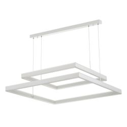 Citilux Дуэт CL719K210 LED Люстра подвесная с пультом Белая