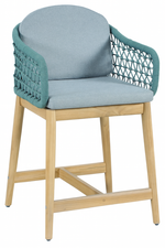 Комплект барной деревянной мебели на 4 персоны Tagliamento Cambria, натуральный, мальмо