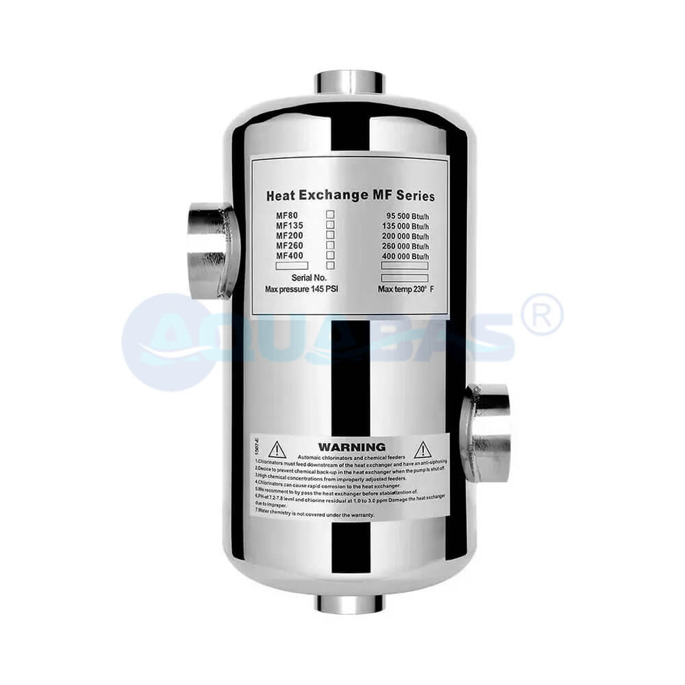 Теплообменник 40кВт Laswim MF-135 вертикальный н/с (MF-135)