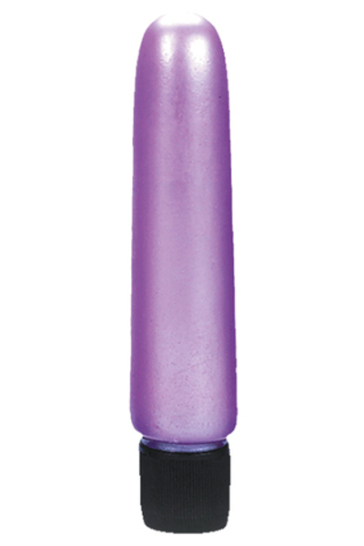 Фиолетовый мини-вибратор - 12,7 см.