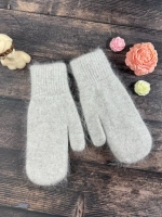 Варежки зимние теплые пушистые ангора